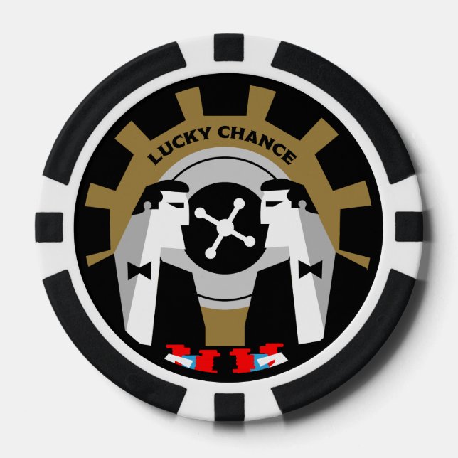 Casino Gambling Poker Roulette Pokerchips (Vorderseite)