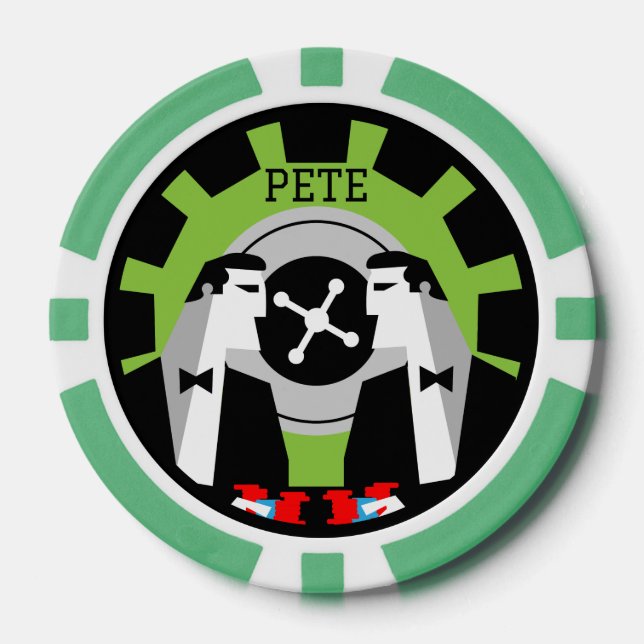 Casino Gambling Poker Roulette Pokerchips (Vorderseite)