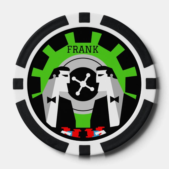 Casino Gambling Poker Roulette Pokerchips (Vorderseite)