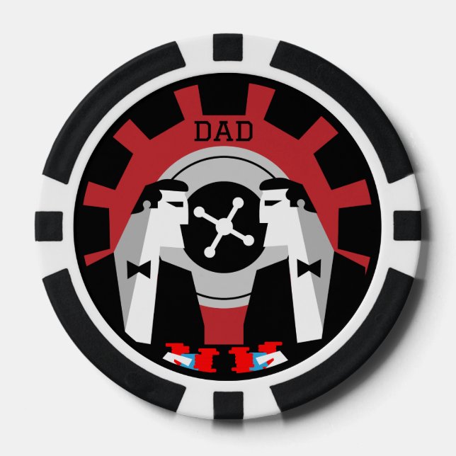 Casino Gambling Poker Roulette Pokerchips (Vorderseite)