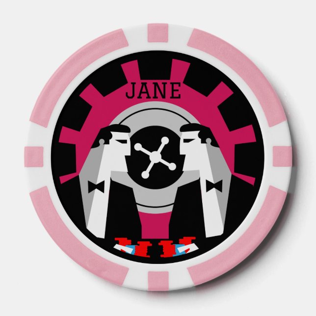 Casino Gambling Poker Roulette Pokerchips (Vorderseite)