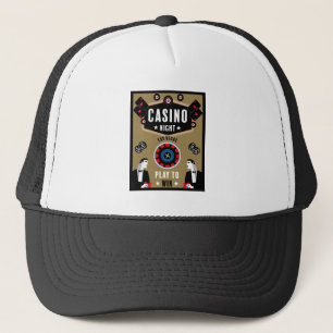 Casino Gambling Poker Roulette Truckerkappe