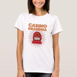 Casino Grandma Slot Gambling Grandmother T-Shirt