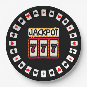 Casino Hit the Jackpot 777 Pappteller