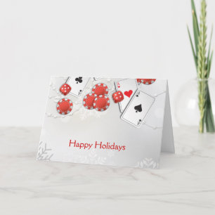 Casino Holiday Feiertagskarte