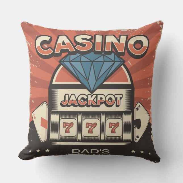 Casino Jack Pot Kissen (Vorderseite)