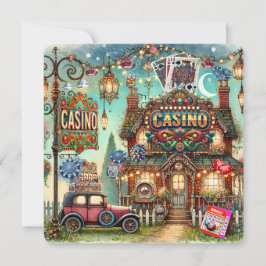 CASINO KARTEN. BINGO EINLADUNG