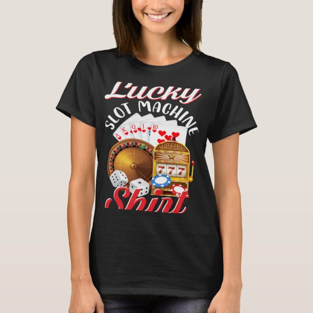 Casino Lucky Slot T-Shirt (Vorderseite)