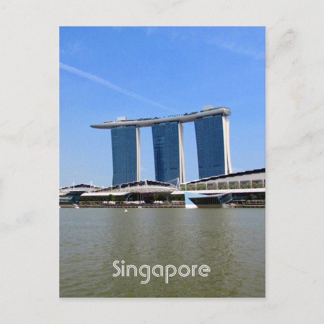 Casino Marina Bay Postkarte (Vorderseite)