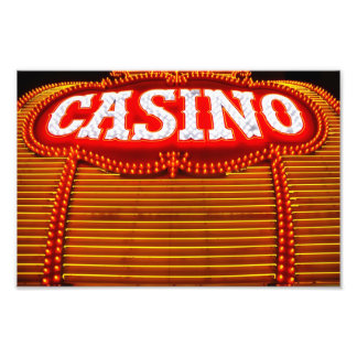 Casino Marquee, Carson City Fotodruck