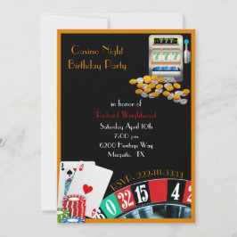 Casino Night Colorado Party Einladung
