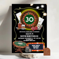 Casino Night Poker Mann Erwachsenen Geburtstag
