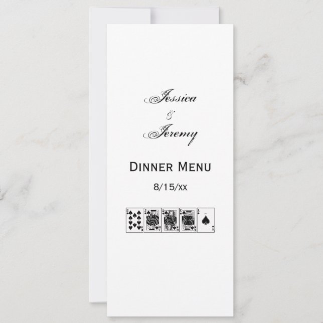 Casino Night Poker Royal Piazza della Riforma Einladung (Vorderseite)