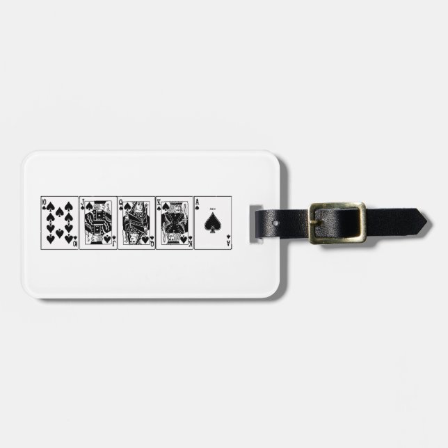 Casino Night Poker Royal Piazza della Riforma Gepäckanhänger (Vorderseite horizontal)
