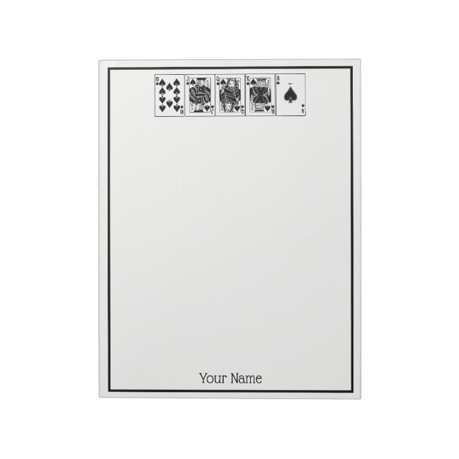 Casino Night Poker Royal Piazza della Riforma Notizblock (Rotiert)