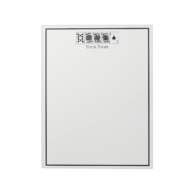 Casino Night Poker Royal Piazza della Riforma Notizblock (Rotiert)