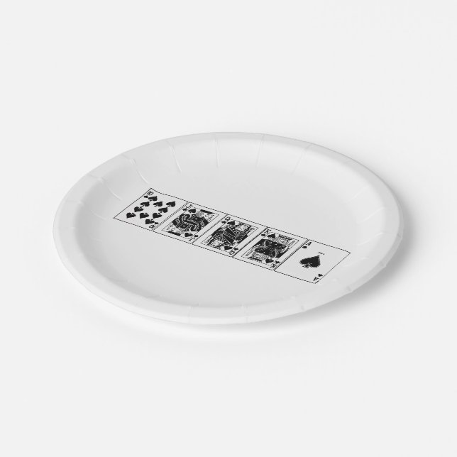 Casino Night Poker Royal Piazza della Riforma Pappteller (Schrägansicht)