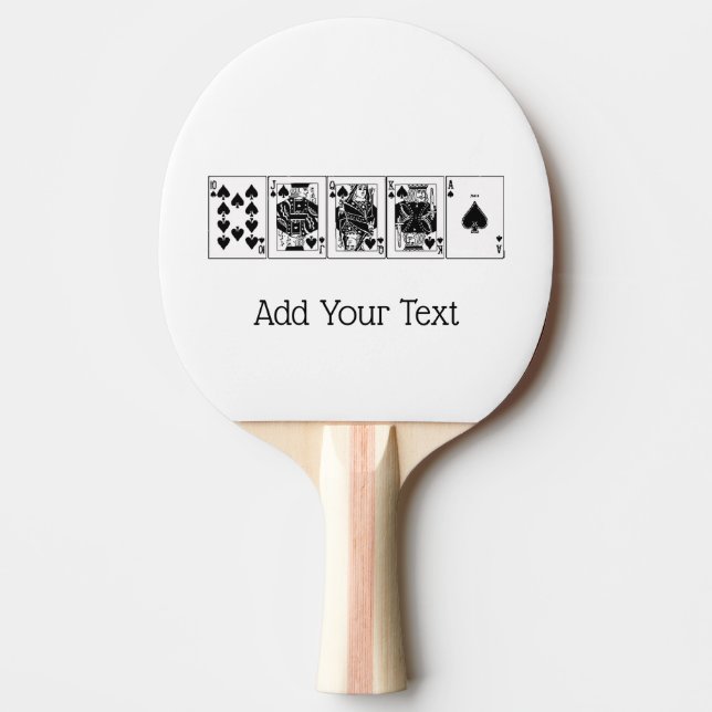 Casino Night Poker Royal Piazza della Riforma Tischtennis Schläger (Vorderseite)