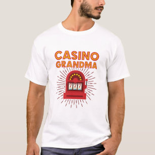 Casino Oma Spielautomat Großmutter T-Shirt