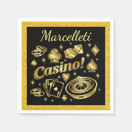 Casino Party Napkins Party Waren Serviette