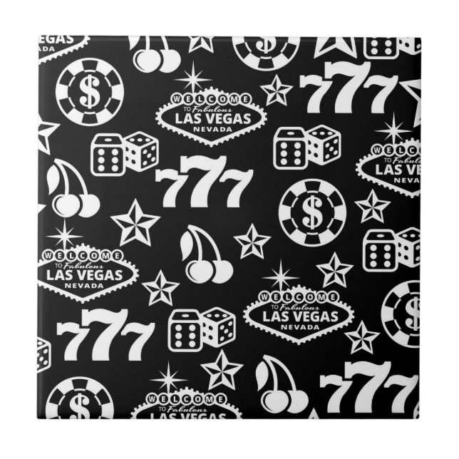 Casino Pattern Fliese (Vorderseite)