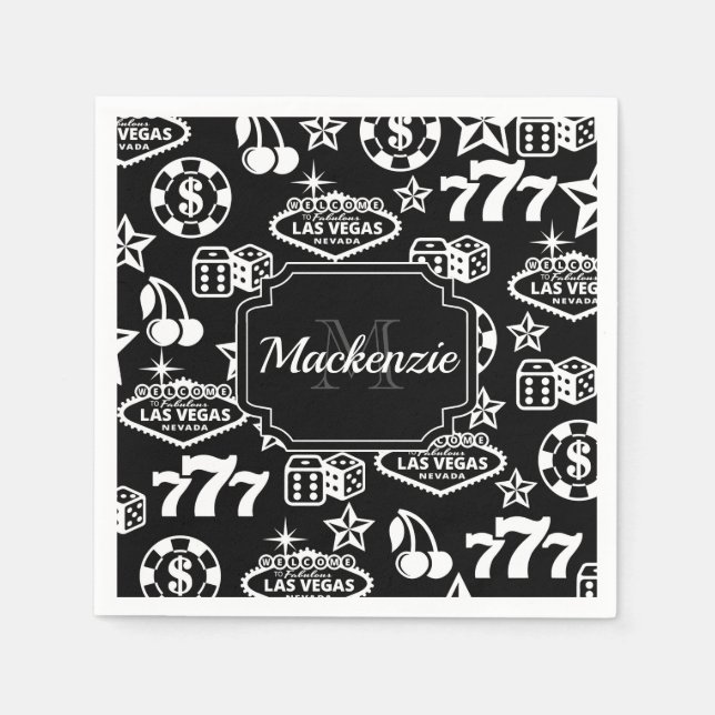 Casino Pattern Serviette (Vorderseite)