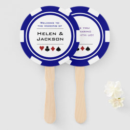 Casino Poker Chip Blue White Willkommen bei Hochze Fächer