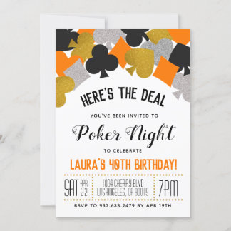 Casino Poker Einladung