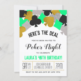 Casino Poker Einladung