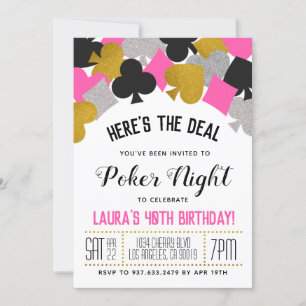 Casino Poker Einladung