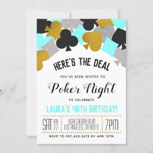 Casino Poker Einladung