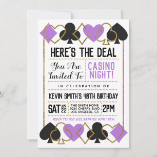Casino Poker Einladung