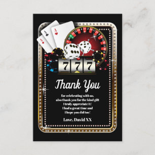 Casino, Poker, Erwachsene, danke Karte