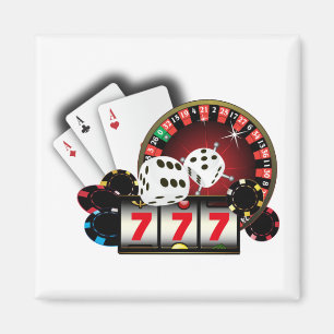 Casino, Poker, Erwachsenenartikel Magnet