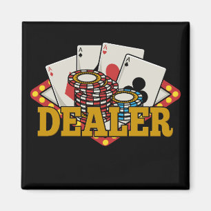 Casino Poker Händler Magnet