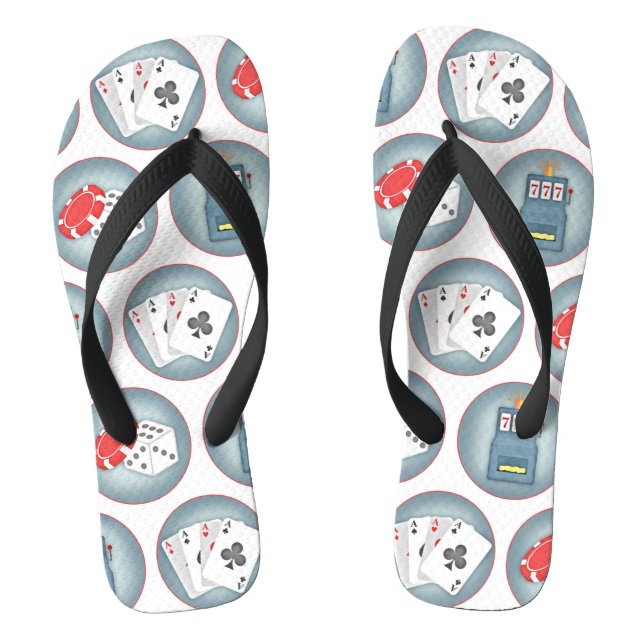 Casino Poker Spielautomat Spielautomat Spielautoma Flip Flops (Fußbett)
