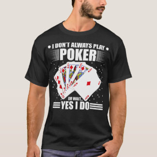 Casino Poker Spieler Blackjack Spielkarten Funny T-Shirt