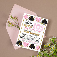 Casino Poker Twin Girl Kinderdusche Einladung