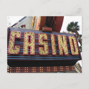 Casino Postkarte