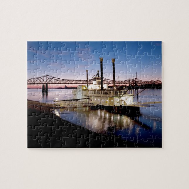 Casino Riverboat in Dusk Puzzle (Horizontal)
