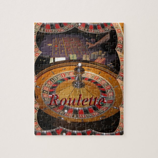Casino Roulette Radmontage Puzzle (Vertikal)