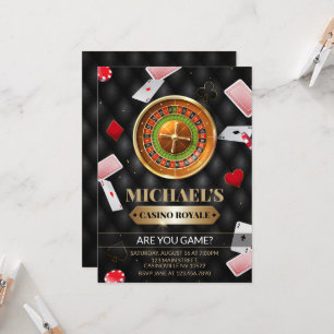 Casino Royale Einladung zum Geburtstag