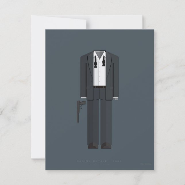 Casino Royale - Funny Music Lover - Geschenk Einladung (Vorderseite)