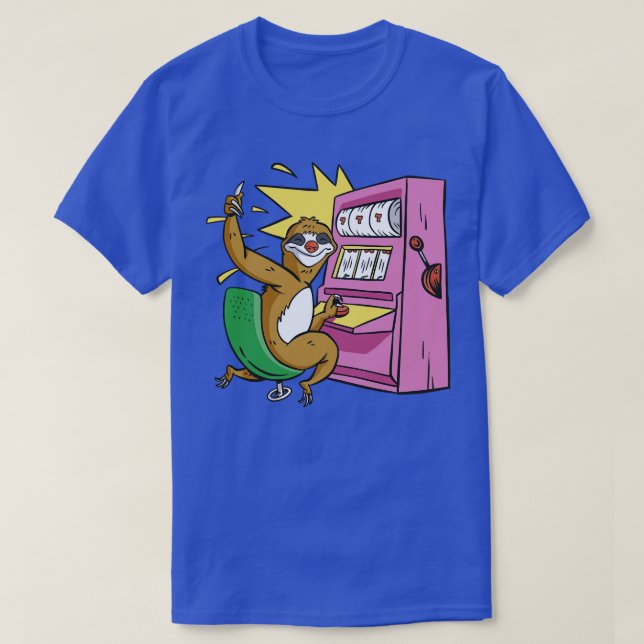 Casino Sloth T-Shirt (Design vorne)