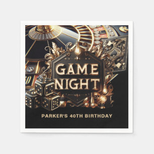 Casino Spielabend Gewohnt Serviette