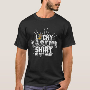 Casino-Spielautomaten Spieler Glücksspiel Pub-Spru T-Shirt