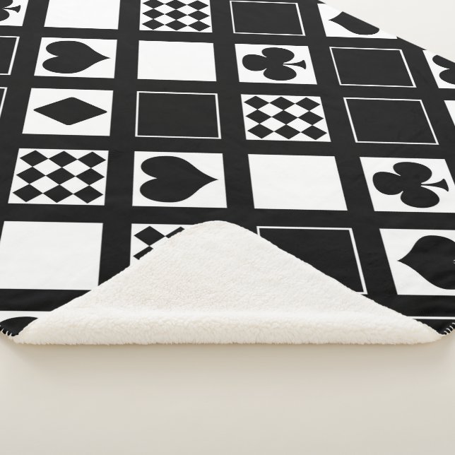 Casino Spielkarten Anzug Rodelbahn mit Aussicht Sherpadecke (3/4)