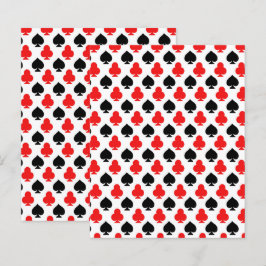 Casino Spielkarten Clubs Pikes Scrapbook Papier