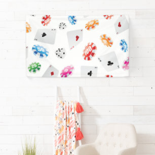 Casino, Spielzubehör Muster Banner