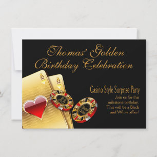 Casino Style Party FRAGTE MIR, NAMEN IN CHIPS ZU S Einladung